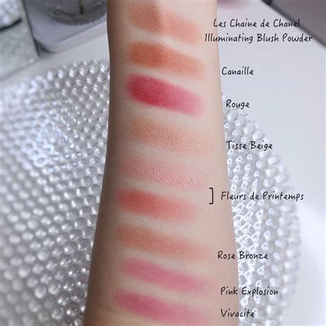 chanel blush swatches 2018|Chanel contrast blush.